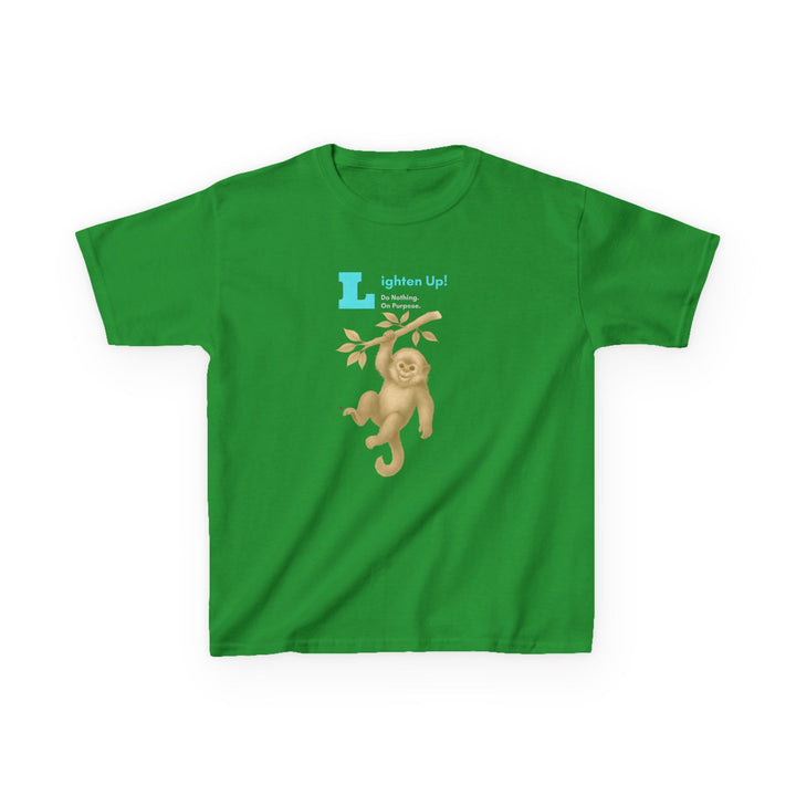 Kids Golden Snub-Nosed Monkey Tee | "Lighten Up" | Sketch Design | Eco-Conscious | Joyful & Playful