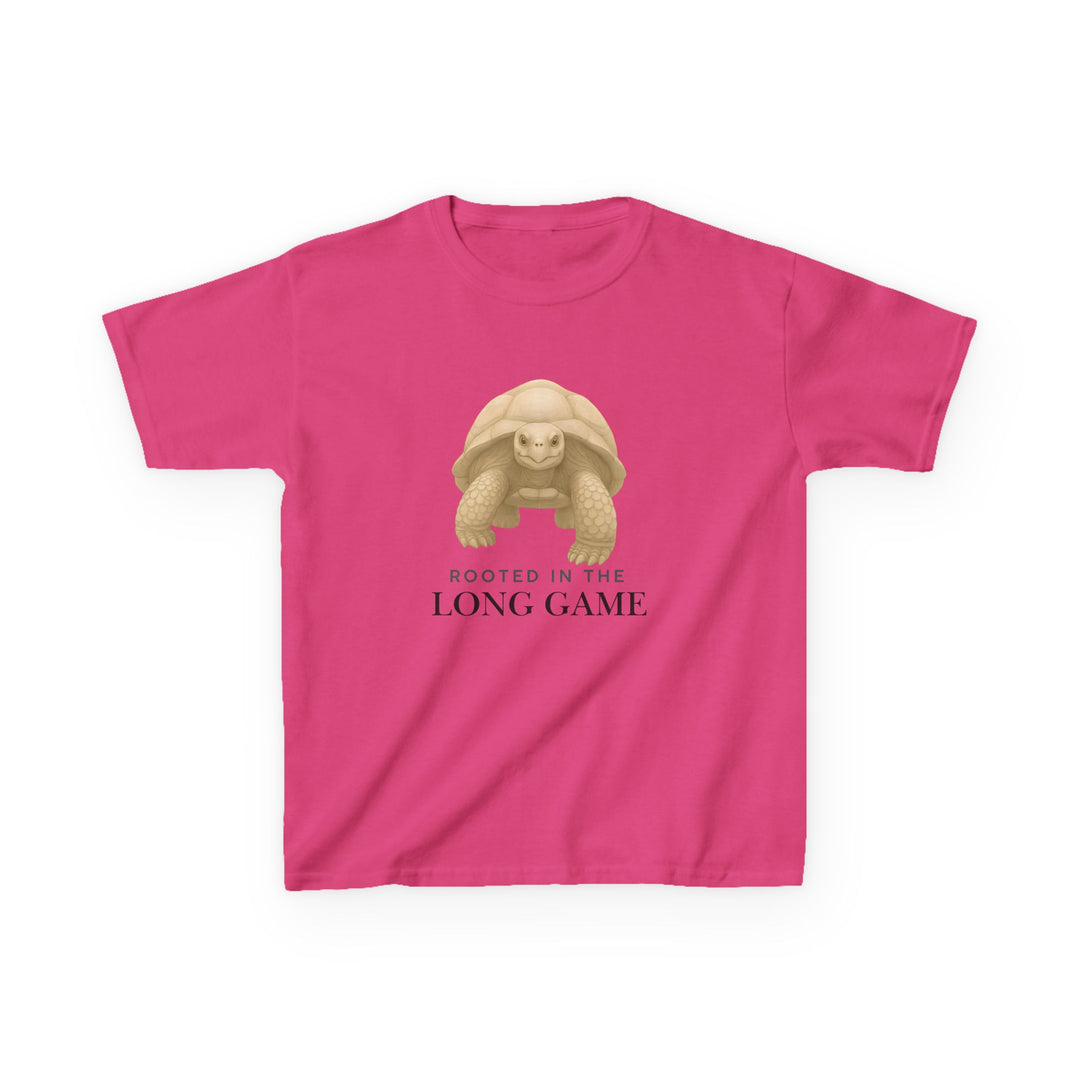 Kids Giant Tortoise Tee | "Build Your Future" | Sketch Design | Eco-Conscious | Grounded & Gentle