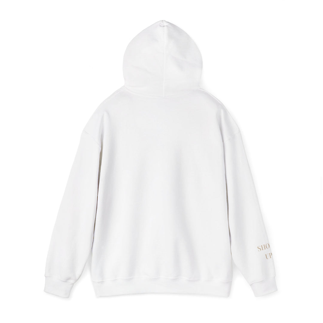Show Up – Lion | Empowered & Bold Series | Unisex Heavy Blend™ Hooded Sweatshirt | Eco-Friendly Apparel