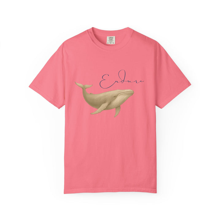 Endure – Blue Whale | Connected & Compassionate | Sketch Series by Pure Perspective App | Eco Friendly Graphic Tee