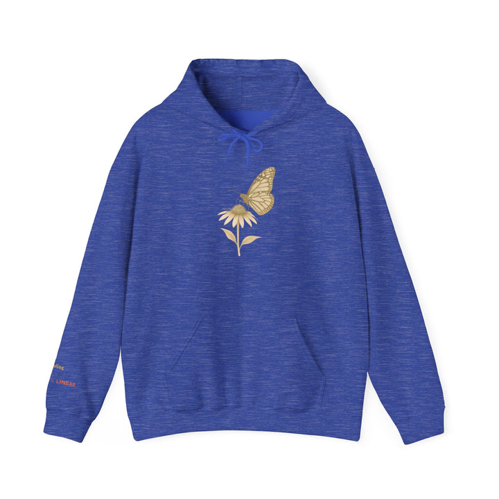 Healing is not Linear – Monarch Butterfly Edition | Hopeful & Healing Series | Unisex Heavy Blend™ Hooded Sweatshirt | Eco-Friendly Apparel