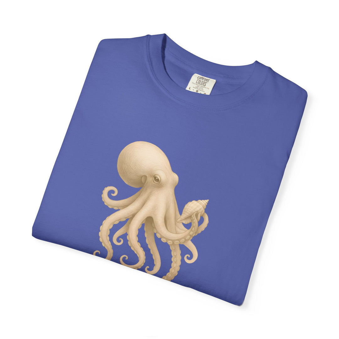Think In All Directions – Octopus | Joyful & Playful | Sketch Series by Pure Perspective App | Eco Friendly Graphic Tee