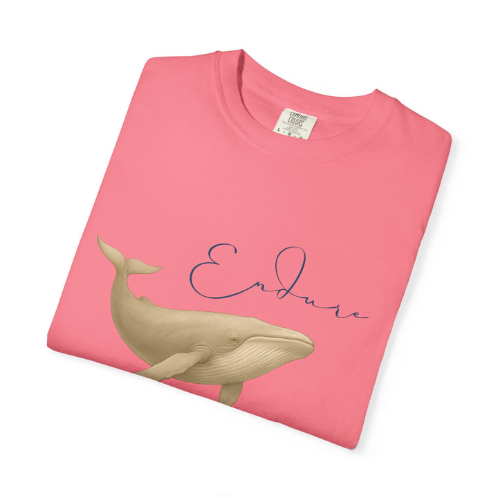 Endure – Blue Whale | Connected & Compassionate | Sketch Series by Pure Perspective App | Eco Friendly Graphic Tee