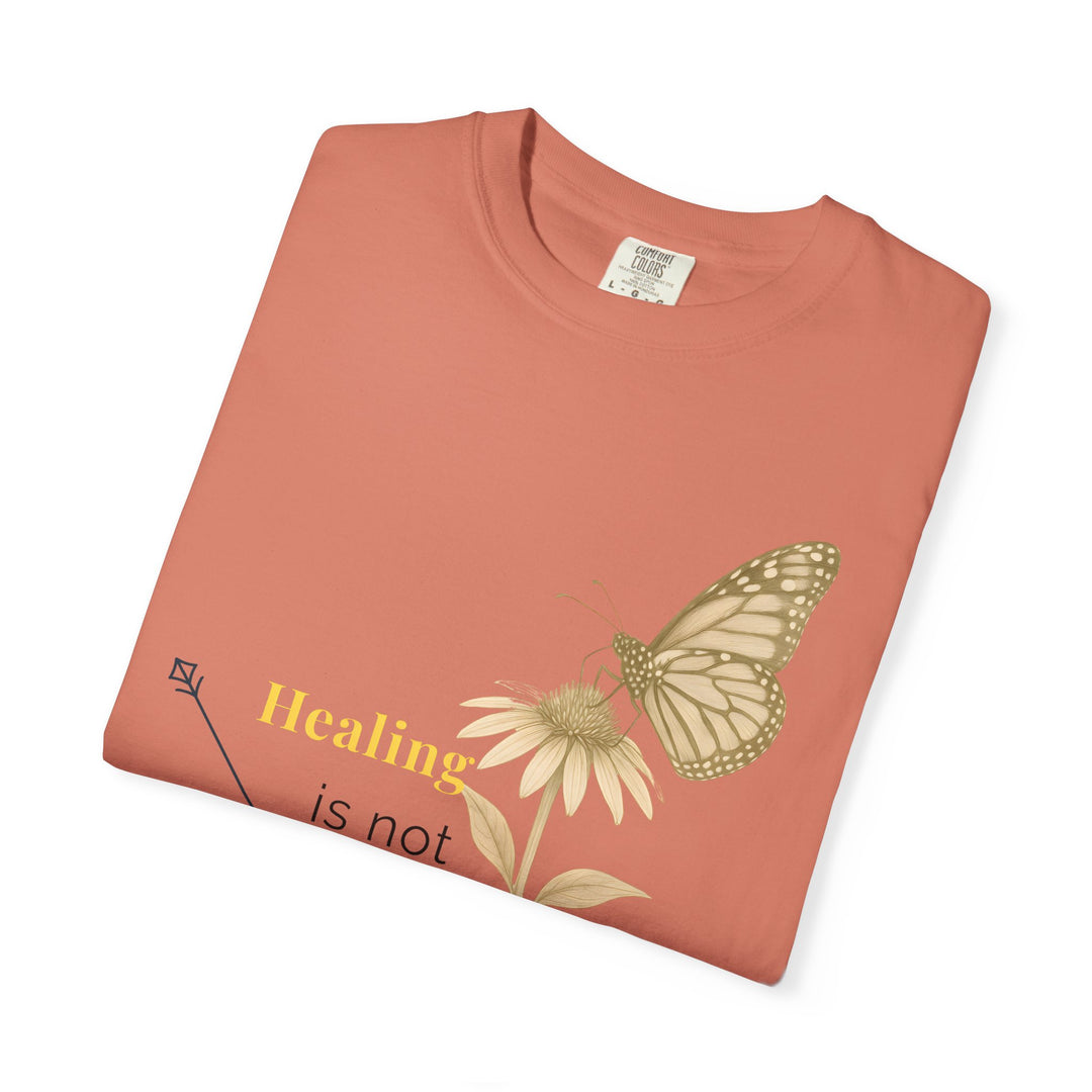 Healing is not Linear – Monarch Butterfly | Hopeful & Healing | Sketch Series by Pure Perspective App | Eco Friendly Graphic Tee