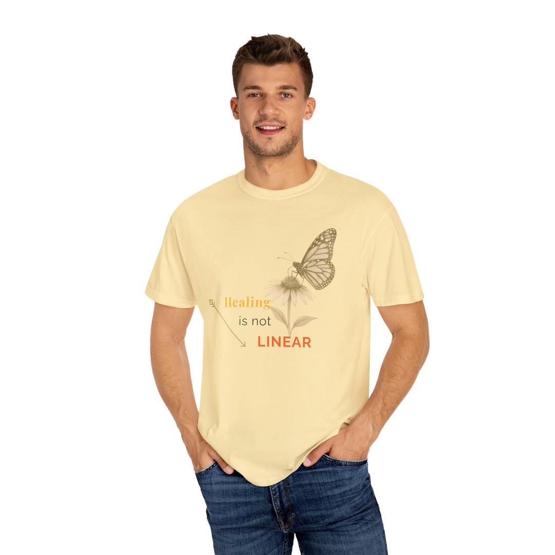 Healing is not Linear – Monarch Butterfly | Hopeful & Healing | Sketch Series by Pure Perspective App | Eco Friendly Graphic Tee