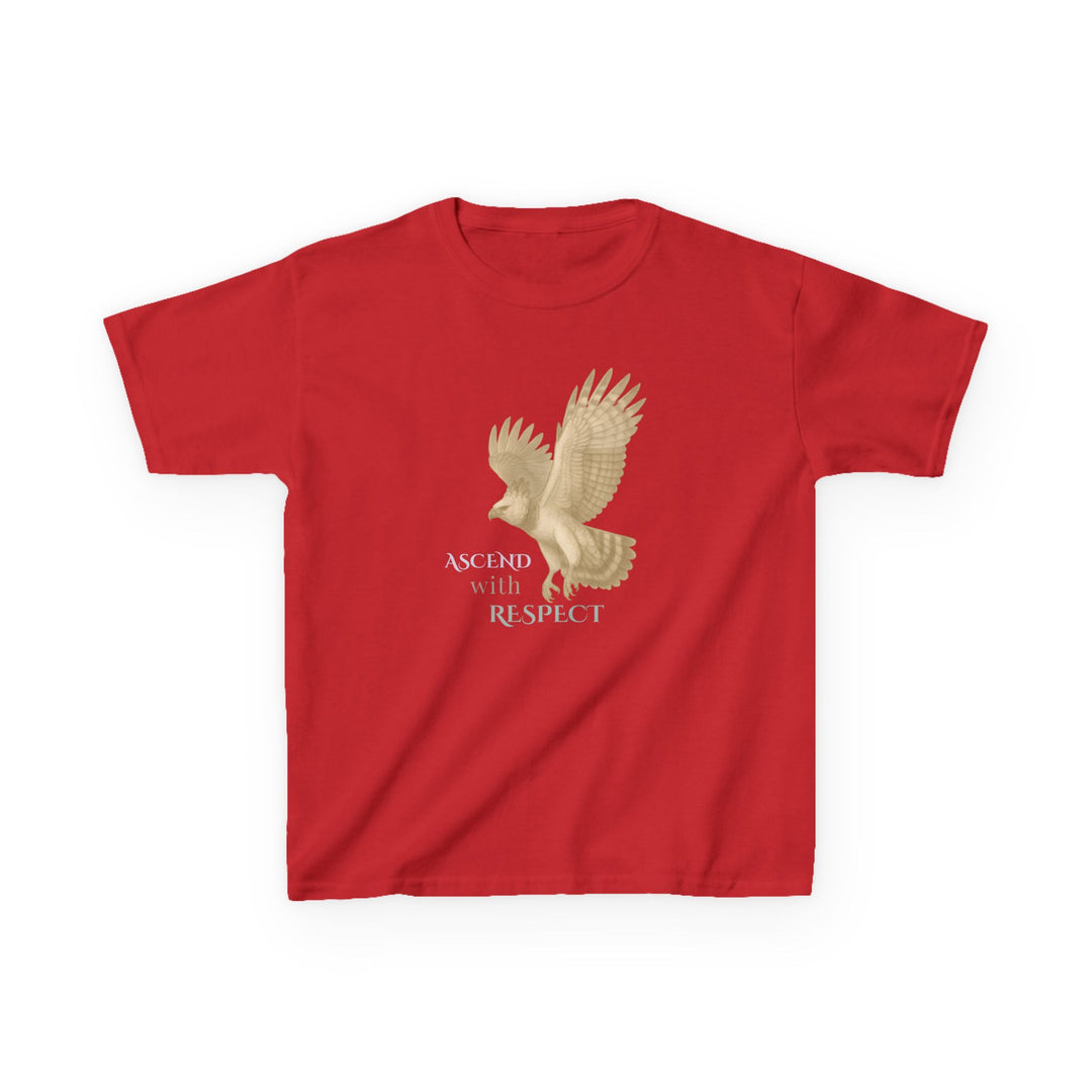 Kids Harpy Eagle Tee | "Rise with Kindness" | Sketch Design | Eco-Conscious | Empowered & Bold
