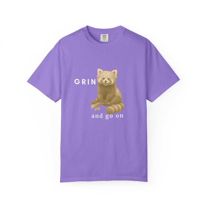 Grin and go on – Red Panda | Joyful & Playful | Sketch Series by Pure Perspective App | Eco Friendly Graphic Tee