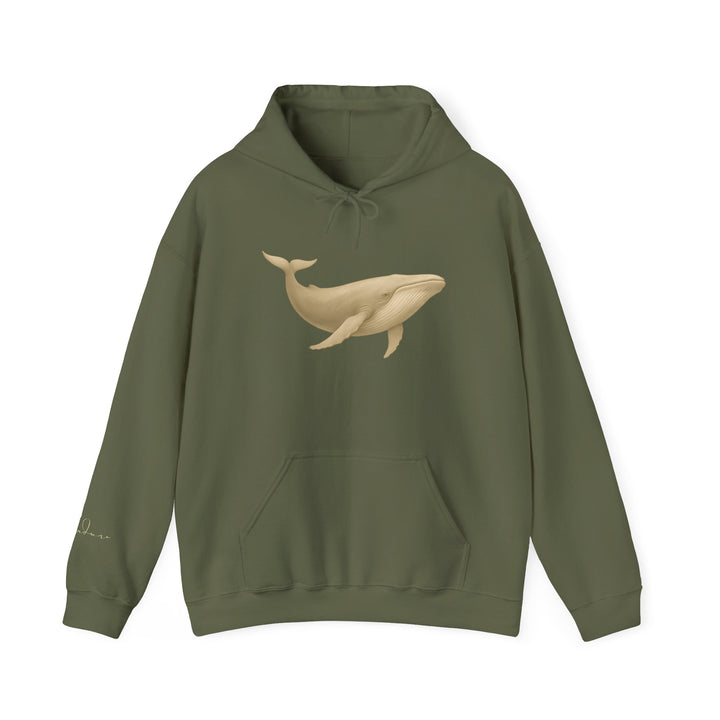 Endure – Blue Whale Edition | Connected & Compassionate Series | Unisex Heavy Blend™ Hooded Sweatshirt | Eco-Friendly Apparel