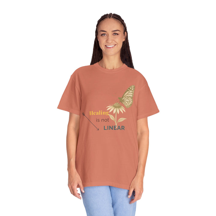Healing is not Linear – Monarch Butterfly | Hopeful & Healing | Sketch Series by Pure Perspective App | Eco Friendly Graphic Tee