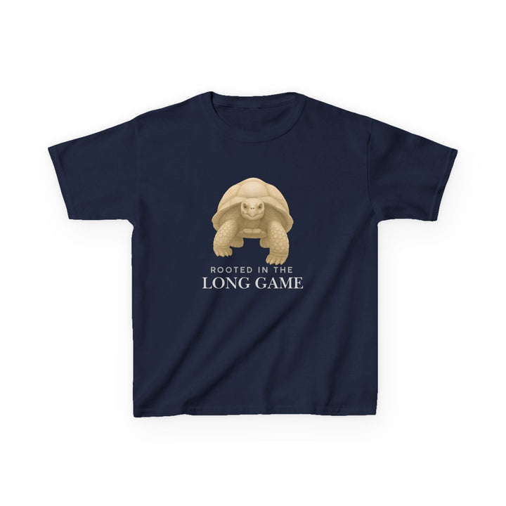 Kids Giant Tortoise Tee | "Build Your Future" | Sketch Design | Eco-Conscious | Grounded & Gentle