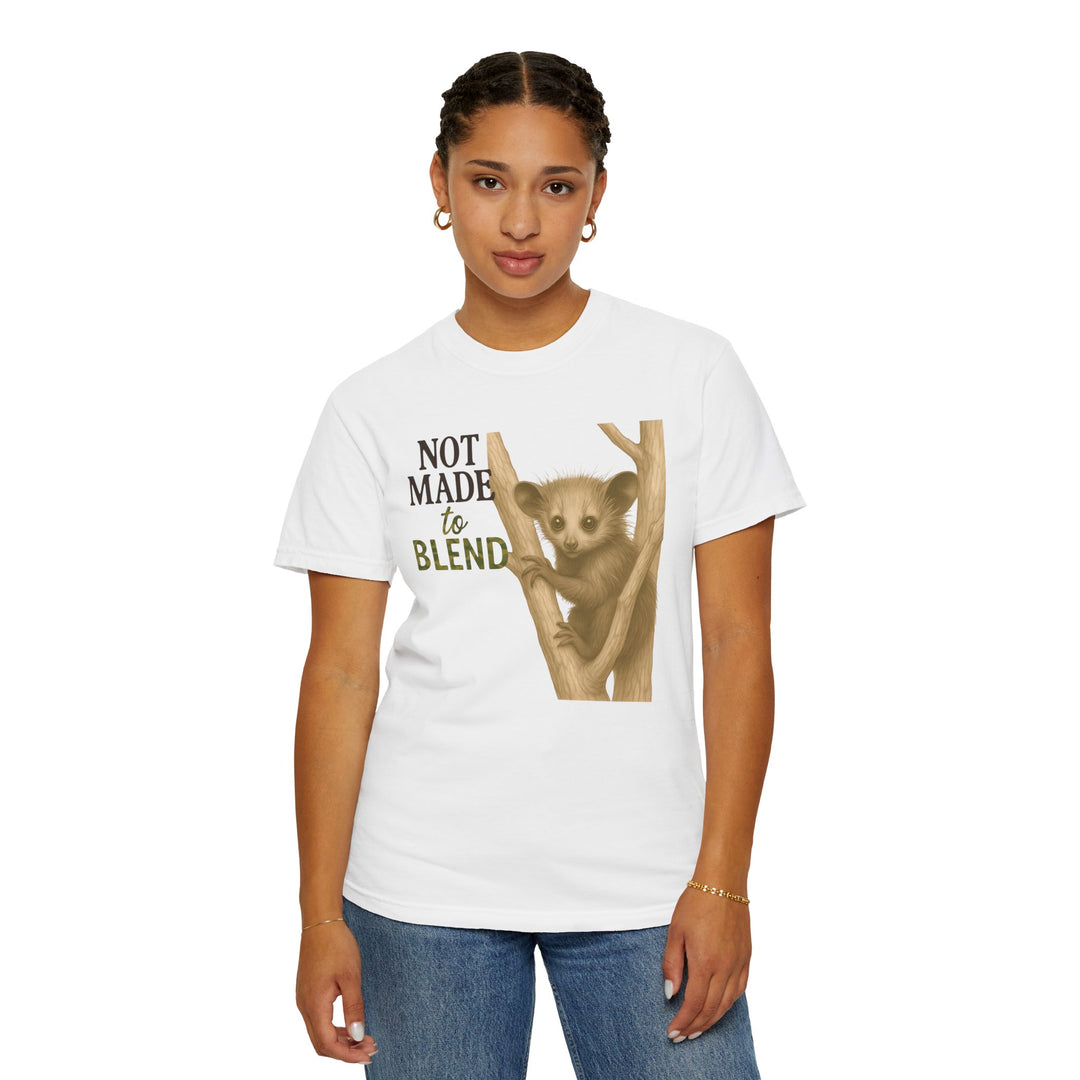 Not Made to Blend – Aye Aye | Reflective & Wise | Sketch Series by Pure Perspective App | Eco Friendly Graphic Tee