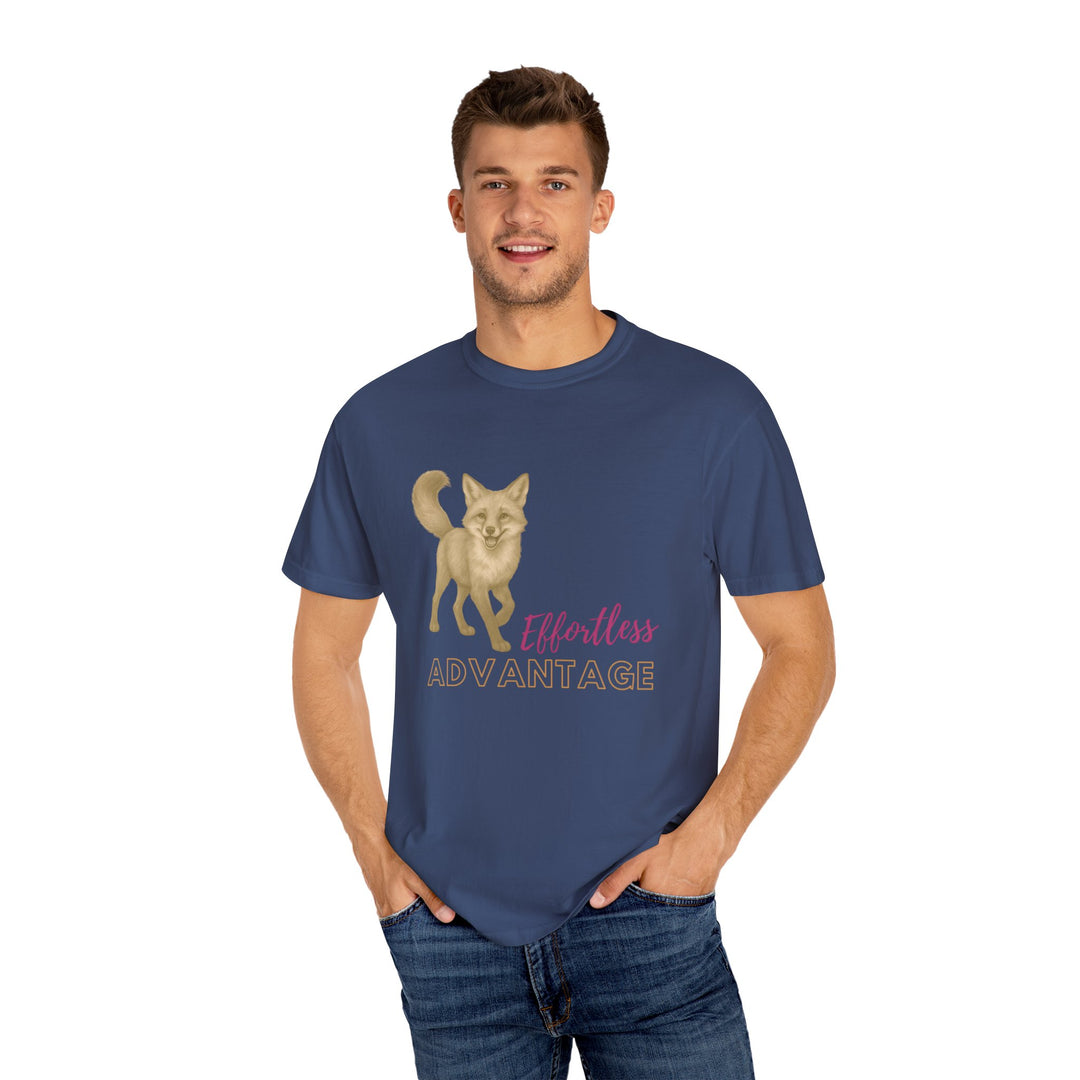 Effortless Advantage – Red Fox | Joyful & Playful | Sketch Series by Pure Perspective App | Eco Friendly Graphic Tee