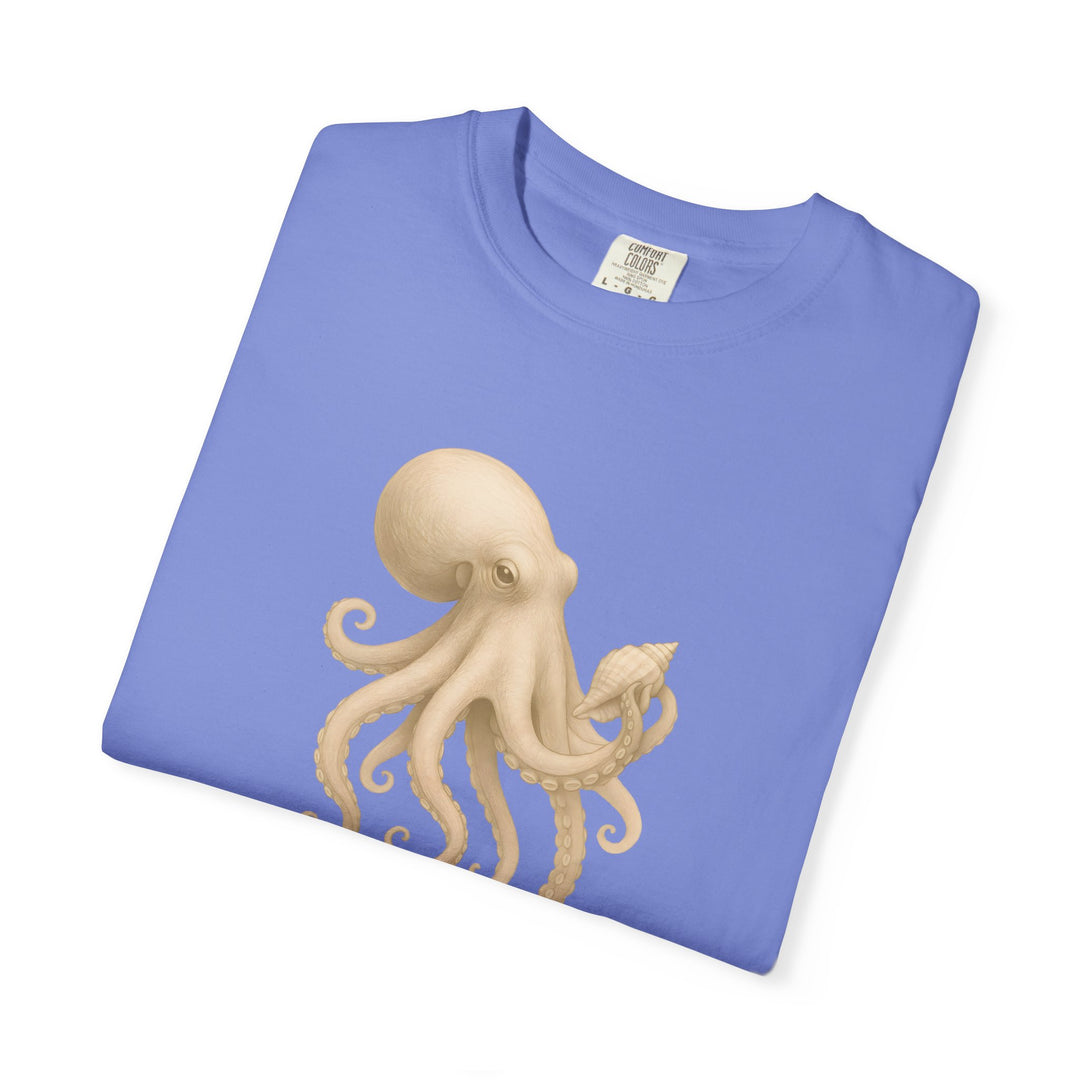 Think In All Directions – Octopus | Joyful & Playful | Sketch Series by Pure Perspective App | Eco Friendly Graphic Tee