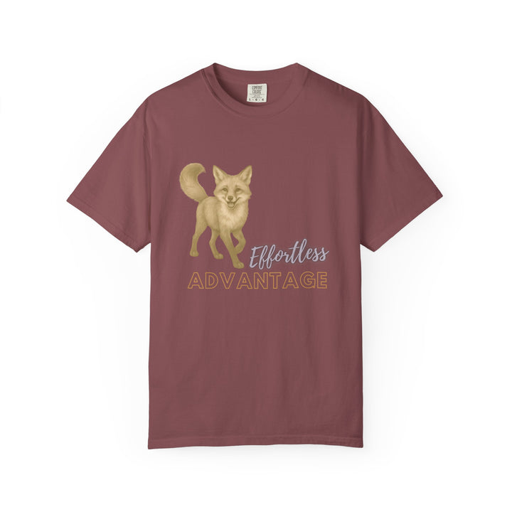 Effortless Advantage – Red Fox | Joyful & Playful | Sketch Series by Pure Perspective App | Eco Friendly Graphic Tee