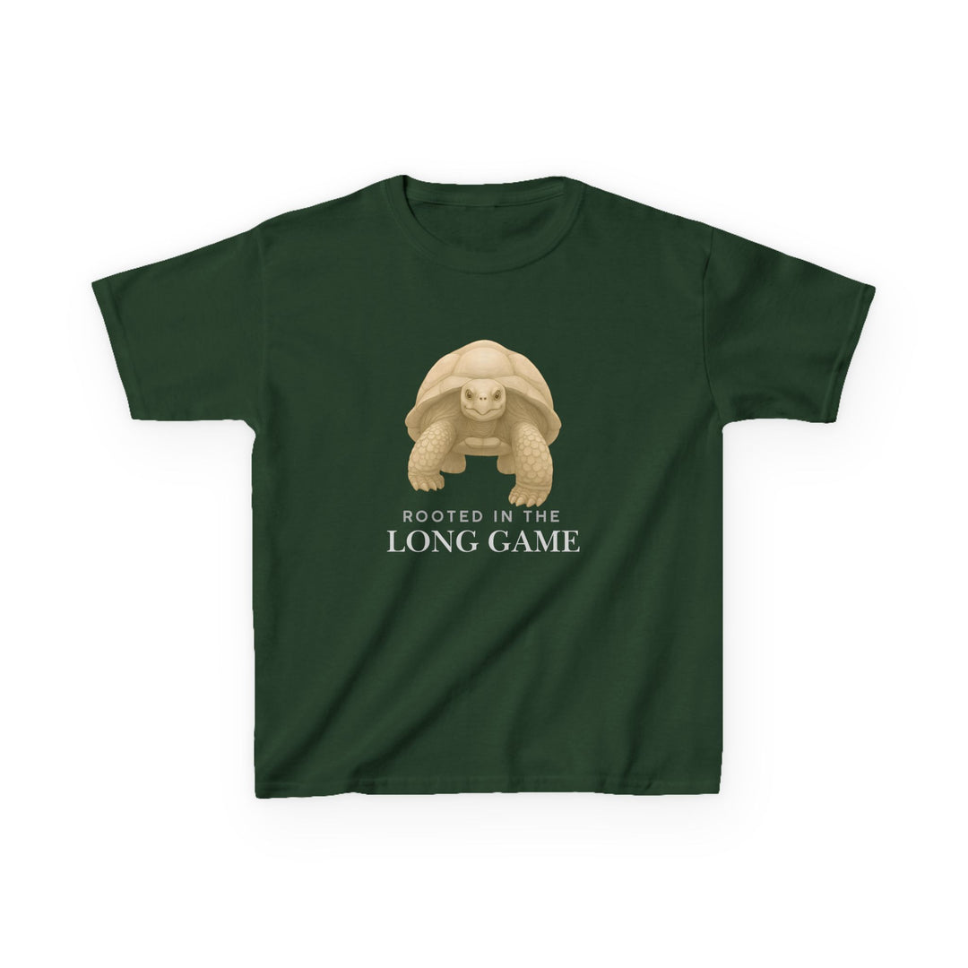 Kids Giant Tortoise Tee | "Build Your Future" | Sketch Design | Eco-Conscious | Grounded & Gentle