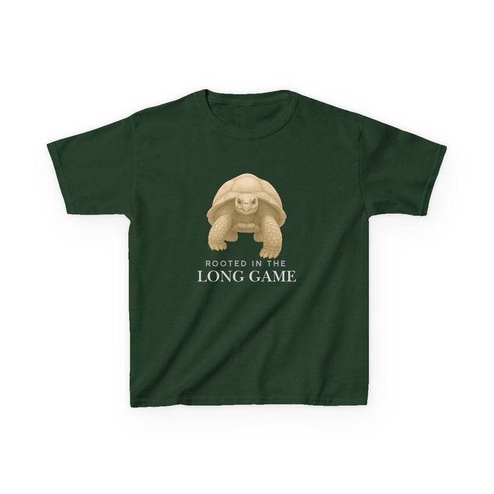 Kids Giant Tortoise Tee | "Build Your Future" | Sketch Design | Eco-Conscious | Grounded & Gentle