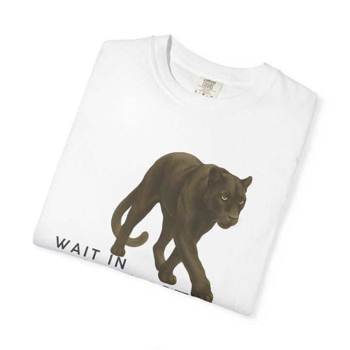 Weight in Silence – Jaguar | Reflective & Wise | Sketch Series by Pure Perspective | Eco Friendly Graphic Tee