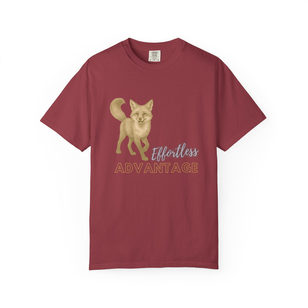 Effortless Advantage – Red Fox | Joyful & Playful | Sketch Series by Pure Perspective App | Eco Friendly Graphic Tee