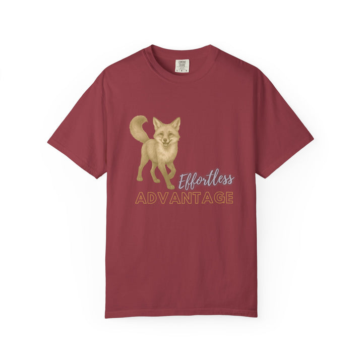 Effortless Advantage – Red Fox | Joyful & Playful | Sketch Series by Pure Perspective App | Eco Friendly Graphic Tee