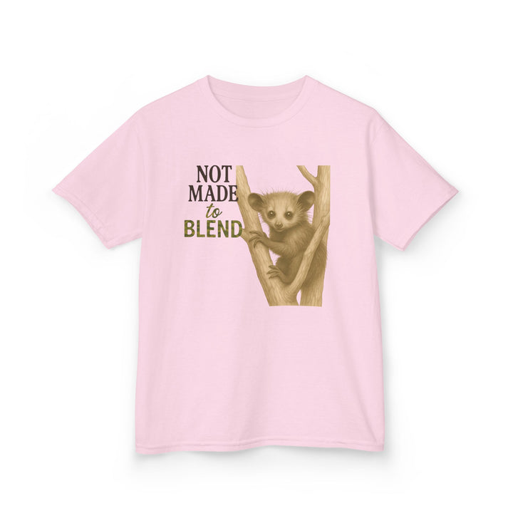 Kids Aye Aye Tee | "Not Made to Blend" | Sketch Design | Eco-Conscious | Reflective & Wise