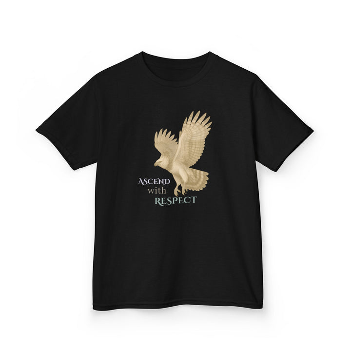 Kids Harpy Eagle Tee | "Rise with Kindness" | Sketch Design | Eco-Conscious | Empowered & Bold