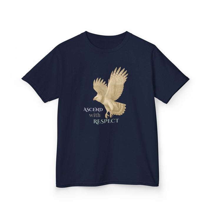 Kids Harpy Eagle Tee | "Rise with Kindness" | Sketch Design | Eco-Conscious | Empowered & Bold