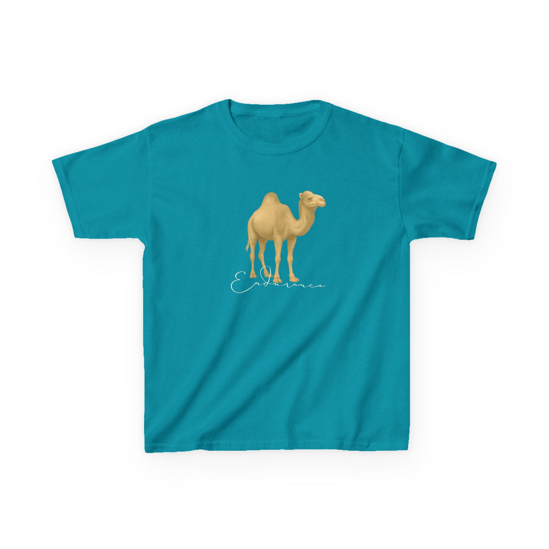 Kids Camel Tee | "Endurance" | Sketch Design | Eco-Conscious | Patient & Peaceful