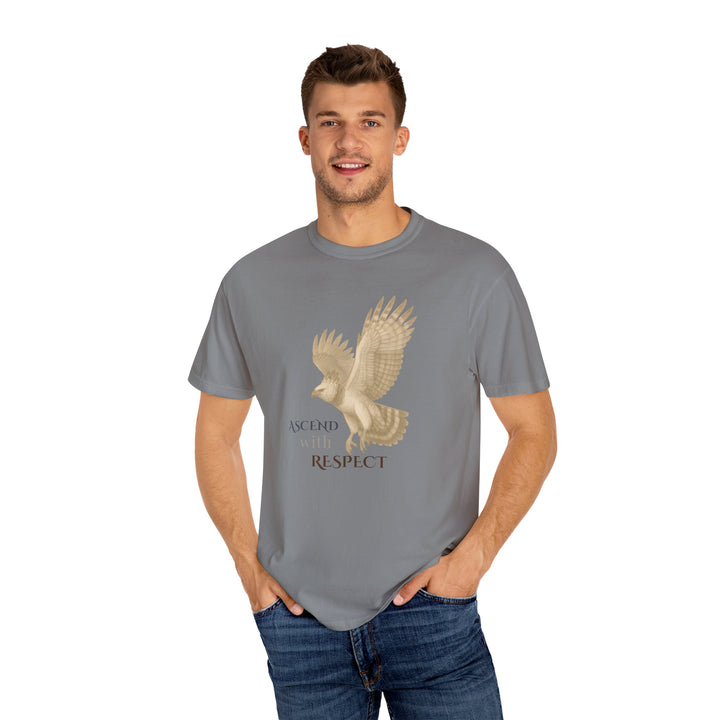 Ascend with Respect – Harpy Eagle | Empowered & Bold | Sketch Series by Pure Perspective | Eco Friendly Graphic Tee