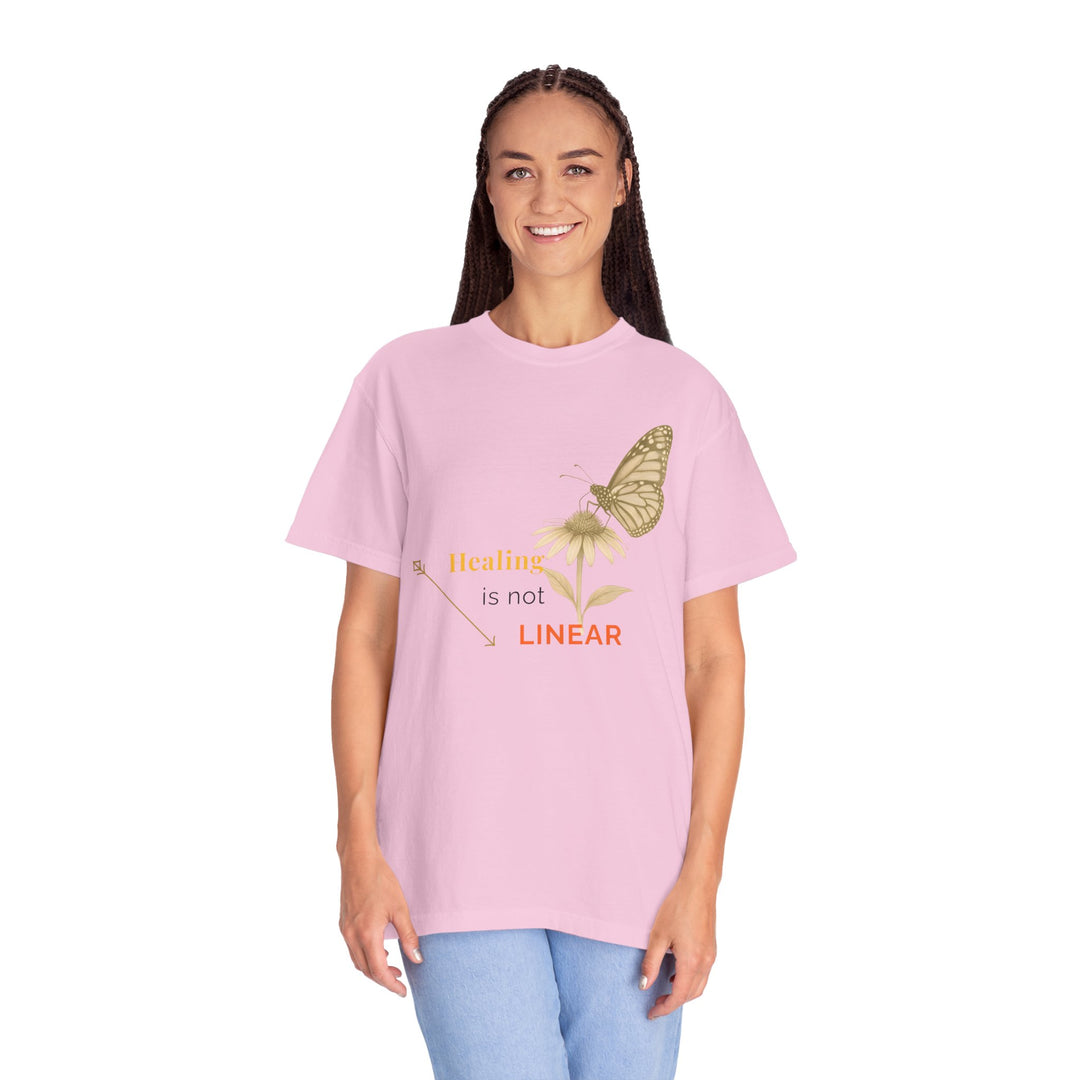 Healing is not Linear – Monarch Butterfly | Hopeful & Healing | Sketch Series by Pure Perspective App | Eco Friendly Graphic Tee