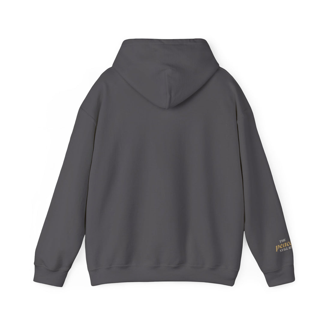 The Peaceful Still Resist – Rhino Edition | Patient & Peaceful Series | Unisex Heavy Blend™ Hooded Sweatshirt | Eco-Friendly Apparel