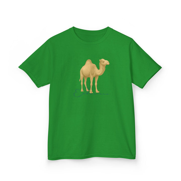Kids Camel Tee | "Endurance" | Sketch Design | Eco-Conscious | Patient & Peaceful