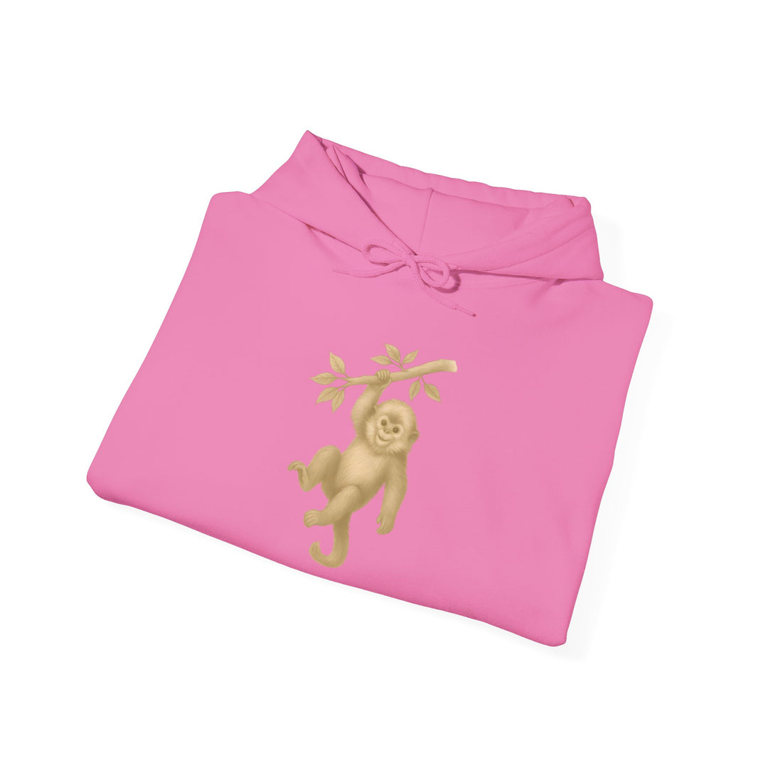 Lighten Up – Golden Snub-Nosed Monkey | Empowered & Bold Series | Unisex Heavy Blend™ Hooded Sweatshirt | Eco-Friendly Apparel