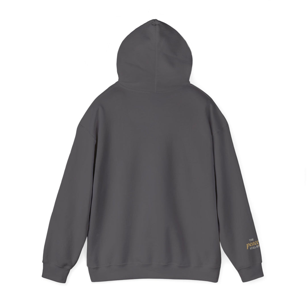 The Peaceful Still Resist – Rhino Edition | Patient & Peaceful Series | Unisex Heavy Blend™ Hooded Sweatshirt | Eco-Friendly Apparel