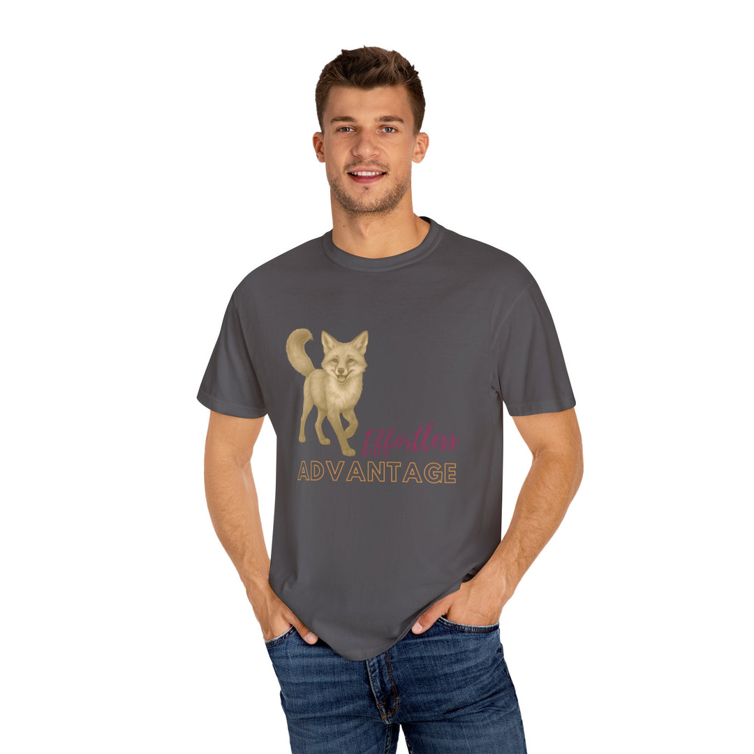 Effortless Advantage – Red Fox | Joyful & Playful | Sketch Series by Pure Perspective App | Eco Friendly Graphic Tee