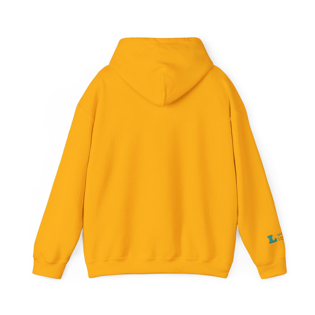 Lighten Up – Golden Snub-Nosed Monkey | Empowered & Bold Series | Unisex Heavy Blend™ Hooded Sweatshirt | Eco-Friendly Apparel