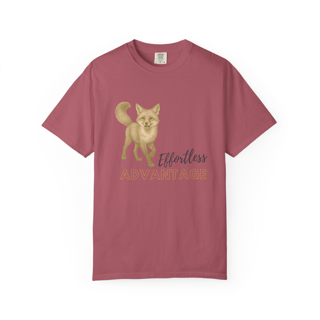 Effortless Advantage – Red Fox | Joyful & Playful | Sketch Series by Pure Perspective App | Eco Friendly Graphic Tee