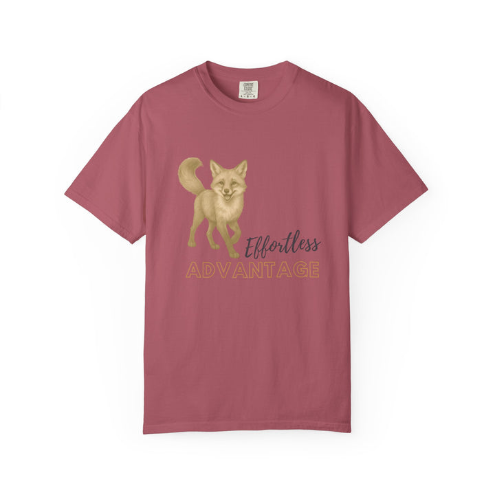 Effortless Advantage – Red Fox | Joyful & Playful | Sketch Series by Pure Perspective App | Eco Friendly Graphic Tee