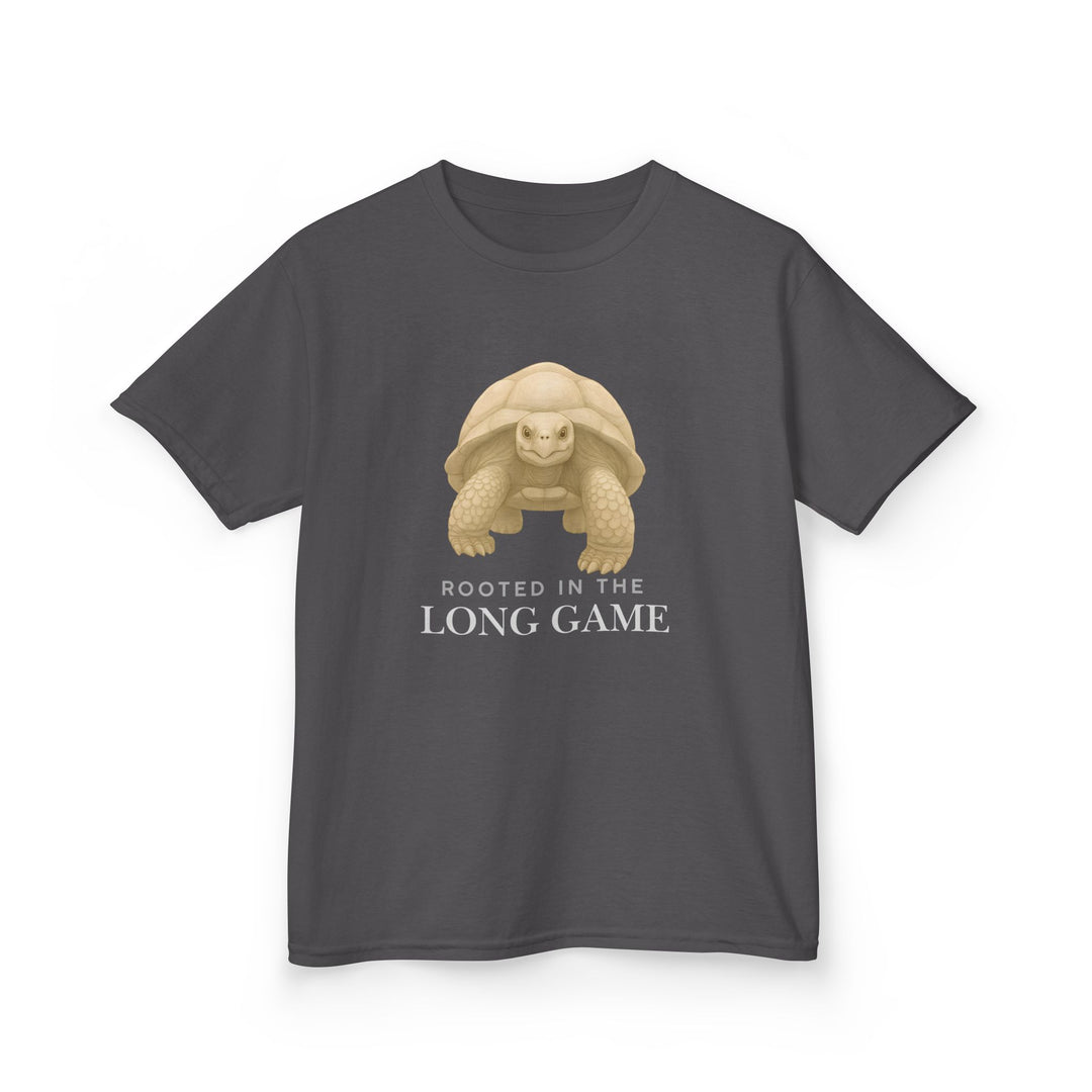 Kids Giant Tortoise Tee | "Build Your Future" | Sketch Design | Eco-Conscious | Grounded & Gentle