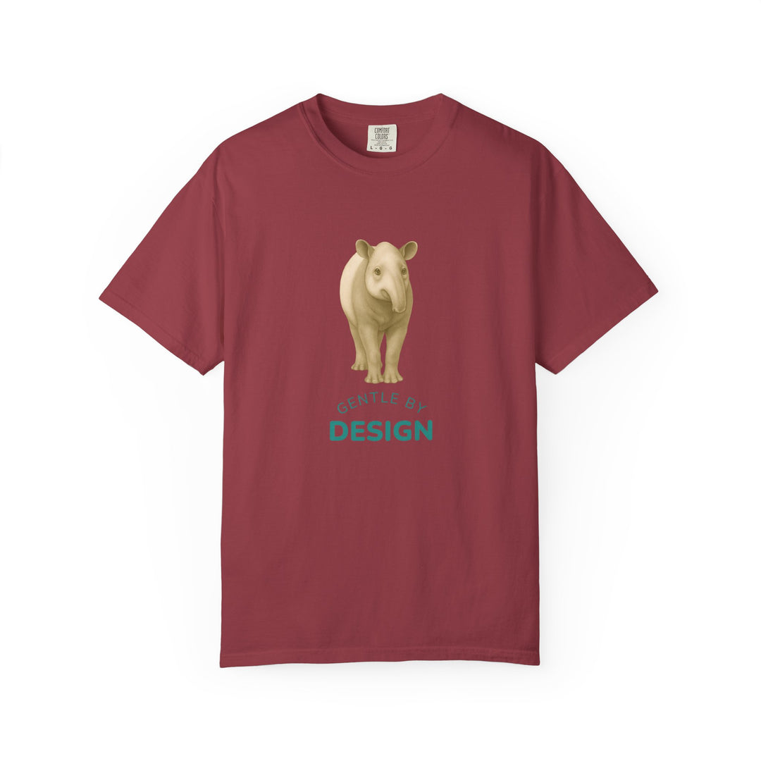 Gentle By Design – Tapir | Grounded & Gentle | Sketch Series by Pure Perspective | Eco Friendly Graphic Tee