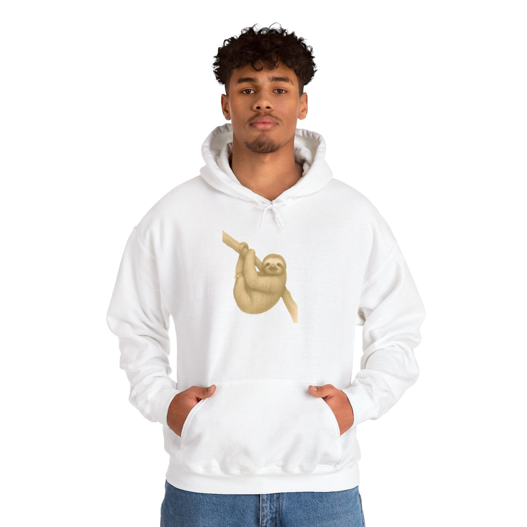 Time is Yours – Sloth Edition | Connected & Compassionate Series | Unisex Heavy Blend™ Hooded Sweatshirt | Eco-Friendly Apparel