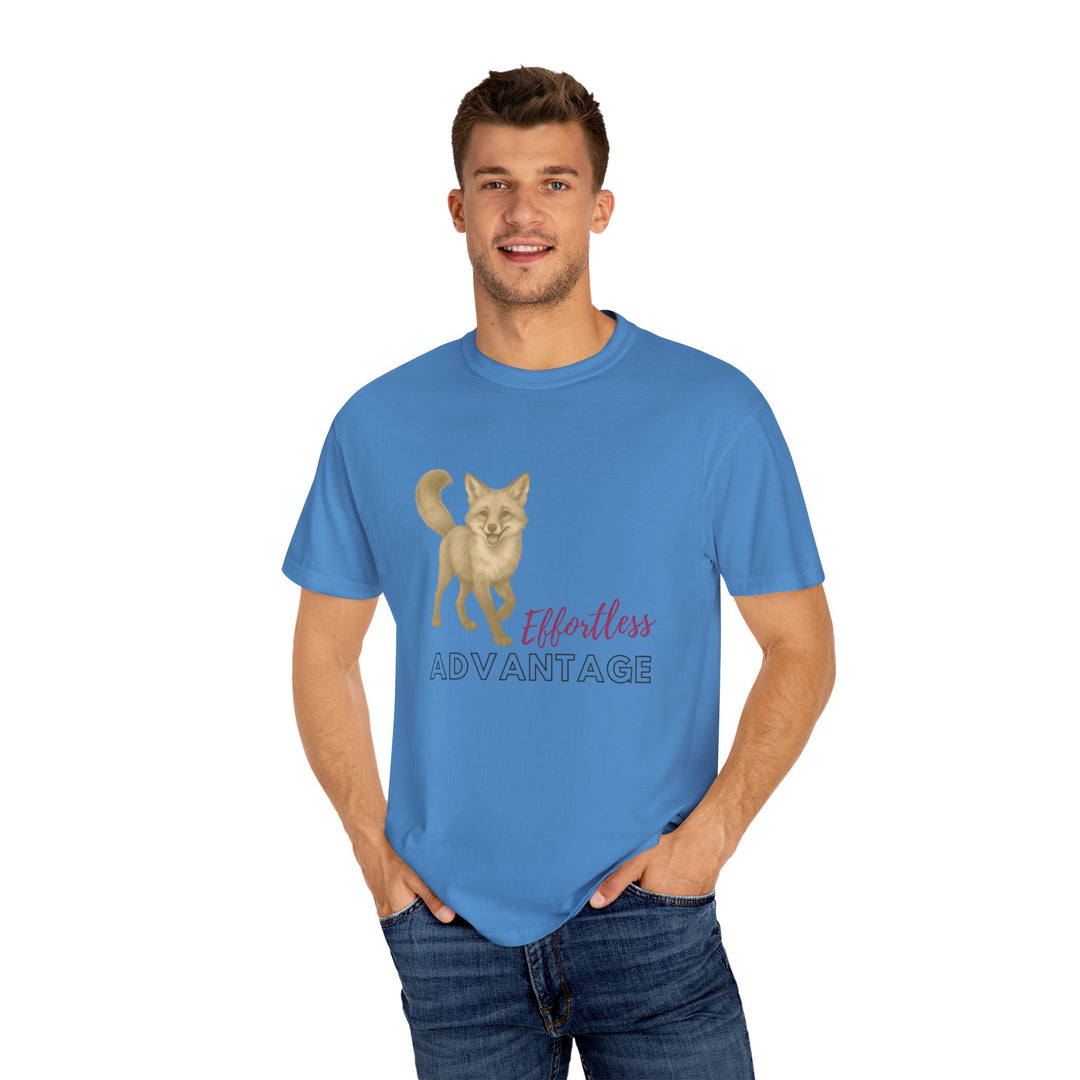 Effortless Advantage – Red Fox | Joyful & Playful | Sketch Series by Pure Perspective App | Eco Friendly Graphic Tee