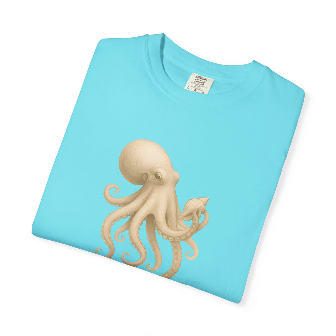 Think In All Directions – Octopus | Joyful & Playful | Sketch Series by Pure Perspective App | Eco Friendly Graphic Tee