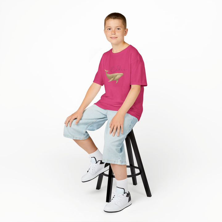 Kids Blue Whale Tee | "Endure" | Sketch Design | Eco-Conscious | Connected & Compassionate