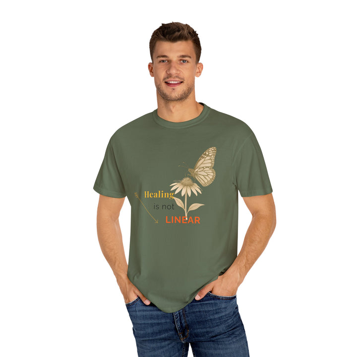 Healing is not Linear – Monarch Butterfly | Hopeful & Healing | Sketch Series by Pure Perspective App | Eco Friendly Graphic Tee