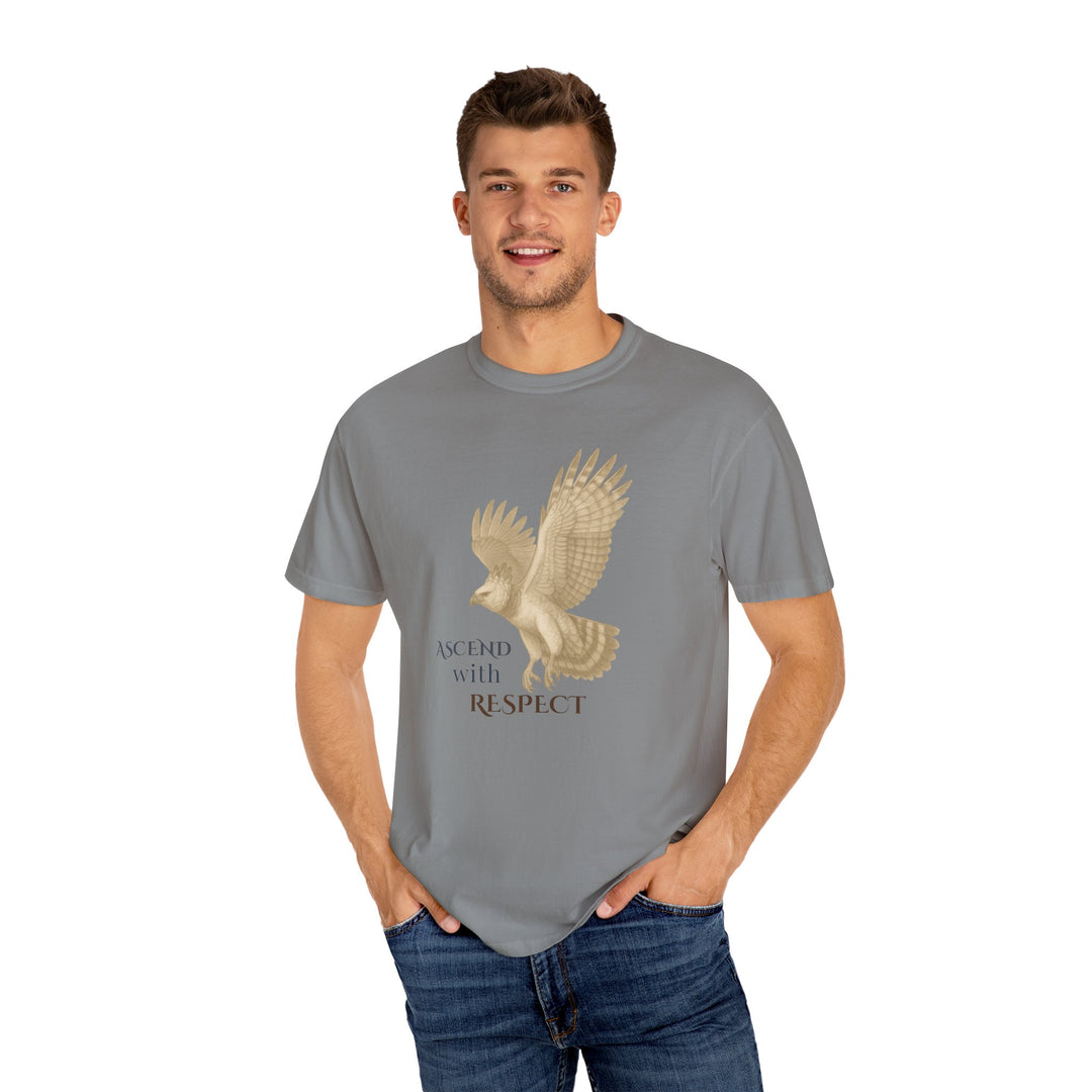 Ascend with Respect – Harpy Eagle | Empowered & Bold | Sketch Series by Pure Perspective | Eco Friendly Graphic Tee