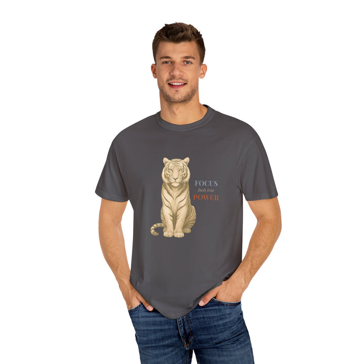 Force fuels true Power – Tiger | Empowered & Bold | Sketch Series by Pure Perspective | Eco Friendly Graphic Tee