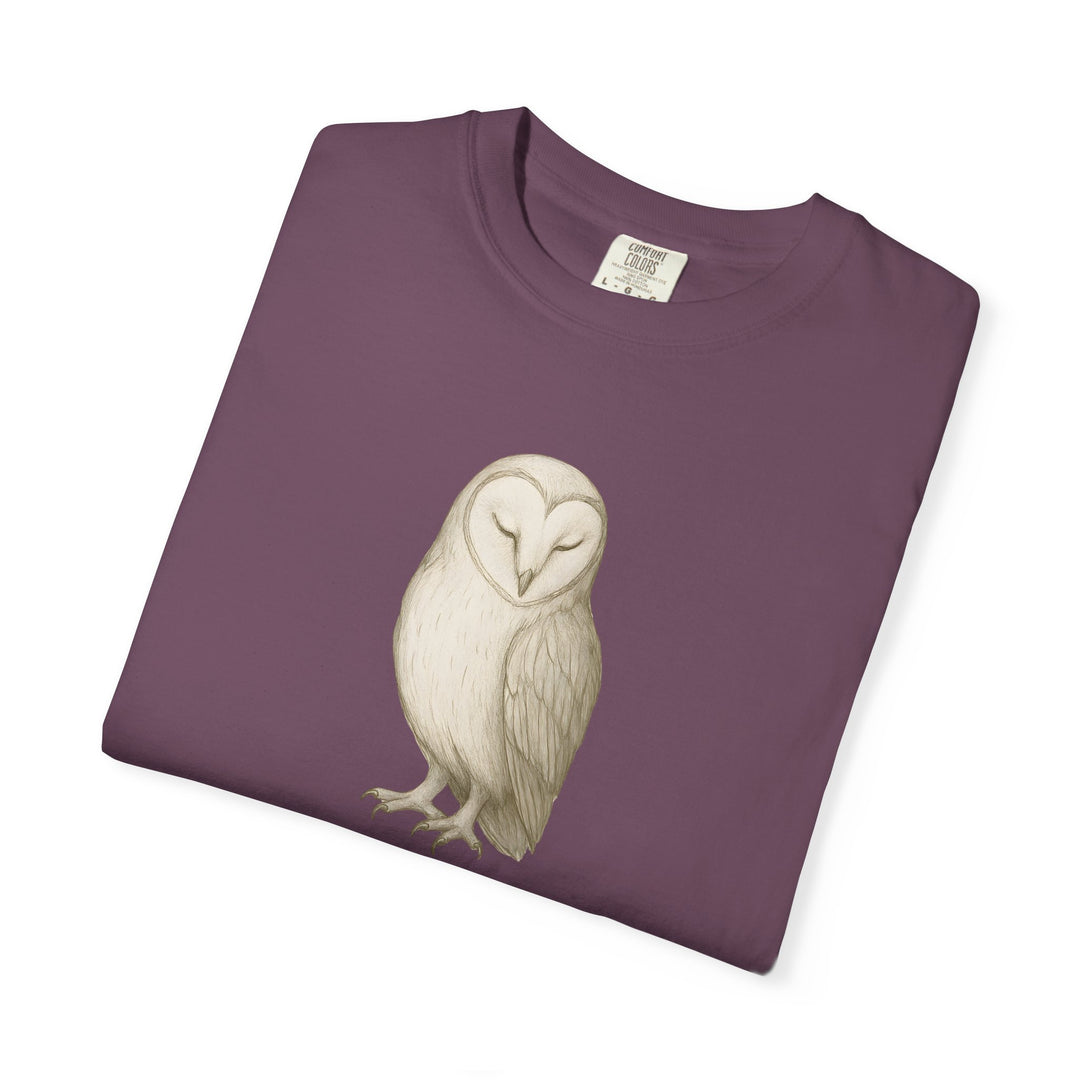 Let Quiet Lead – Owl | Calm & Centered | Sketch Series by Pure Perspective | Eco Friendly Graphic Tee
