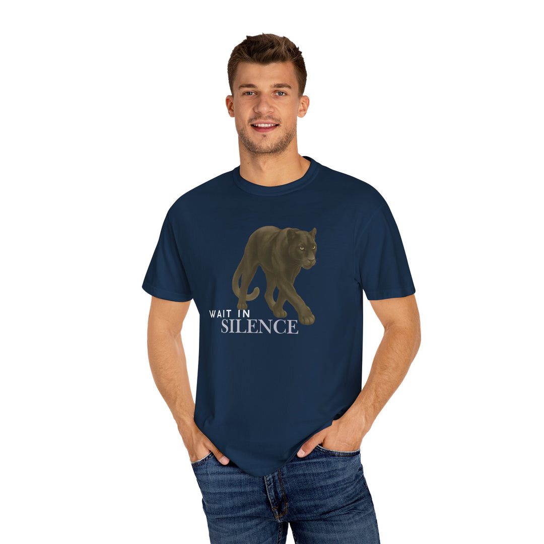Weight in Silence – Jaguar | Reflective & Wise | Sketch Series by Pure Perspective | Eco Friendly Graphic Tee