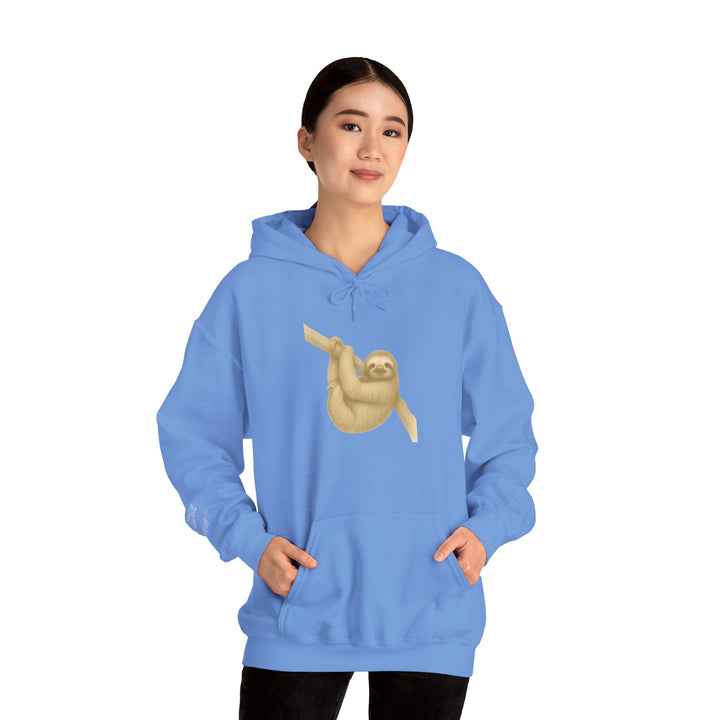 Time is Yours – Sloth Edition | Connected & Compassionate Series | Unisex Heavy Blend™ Hooded Sweatshirt | Eco-Friendly Apparel