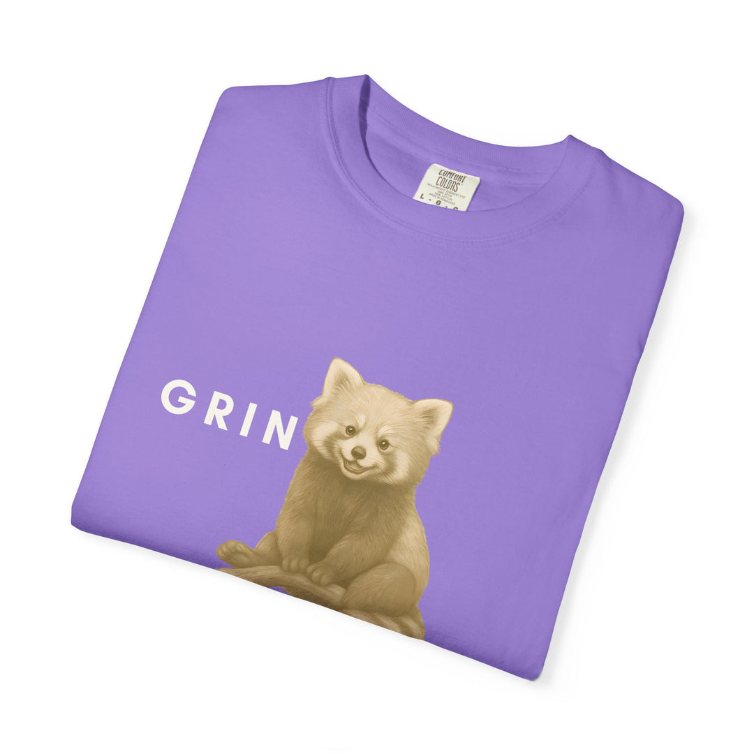 Grin and go on – Red Panda | Joyful & Playful | Sketch Series by Pure Perspective App | Eco Friendly Graphic Tee